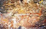 Aboriginal rock painting